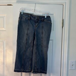 CAbi Dark Blue Cropped Jeans